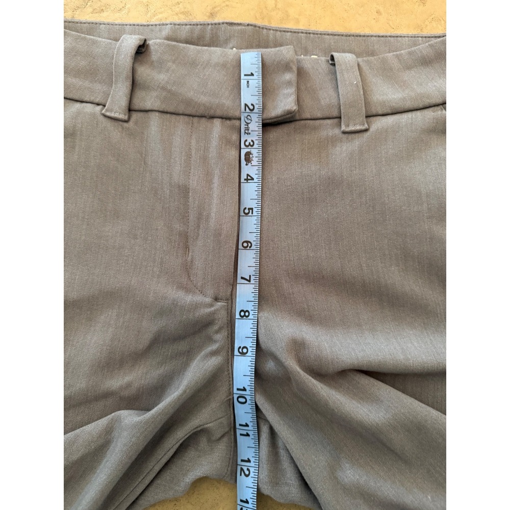 American Eagle Baggy Flare Trouser Grey Stretch Wide Leg Dress Pants Womens 8 - Picture 9 of 11
